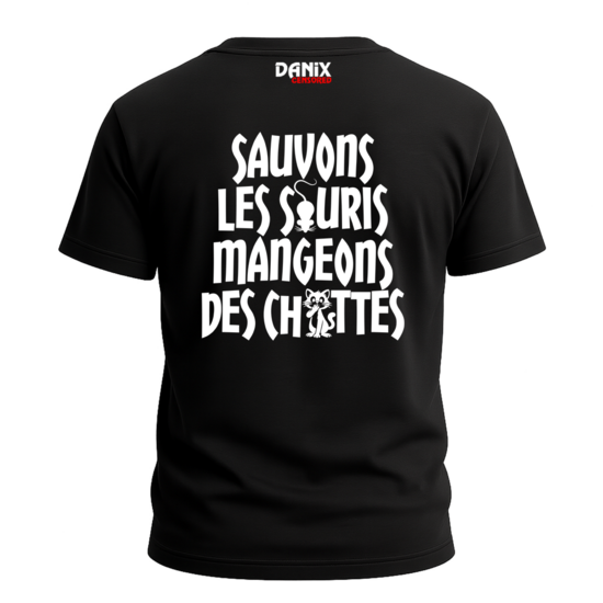 Tshirt Sauvons les souris mangeons des chattes (Version 3) [DANIX CENSORED]